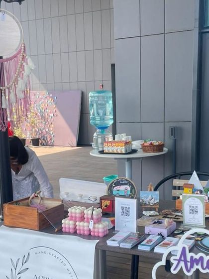 A duplicate of the previous image to ensure it is displayed. Another angle of my market stall setup.