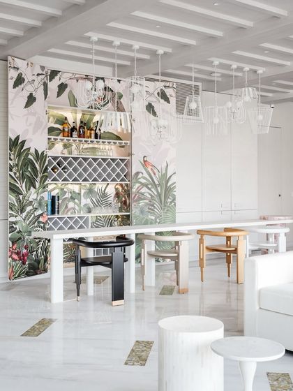 Another view of the 'Reveal Bar' at House No. 7, a hidden gem that brings an element of surprise and delight to the space.