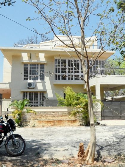 The exterior of a large residential villa project we worked on. Our scope can include the full exterior facade and surrounding landscape, ensuring a cohesive and impressive result.