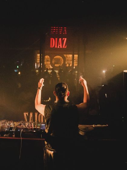 Too rare to be regular. Just a few moments from the booth where I feel most at home, controlling the energy of the night.