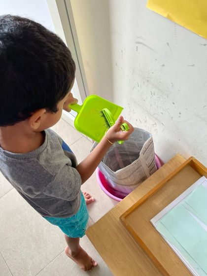 Siksha Montessori - Montessori Preschool & Kindergarten (Ages 2.5-6) Practical Life: Building Independence photo 29