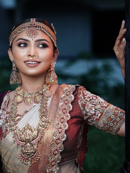 Sneha Kiran - Bridal & Event Makeup Artistry Traditional South Indian Muhurtham Brides photo 60