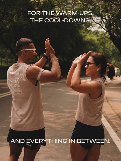 Our apparel is there for every part of your fitness journey, from the first stretch to the final high-five. It's all about the shared experience.