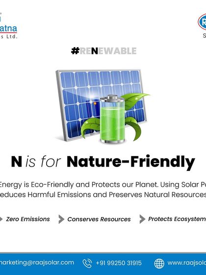 Raaj Solar - Utility-Scale & Industrial Solar Projects Financial & Environmental Benefits photo 26