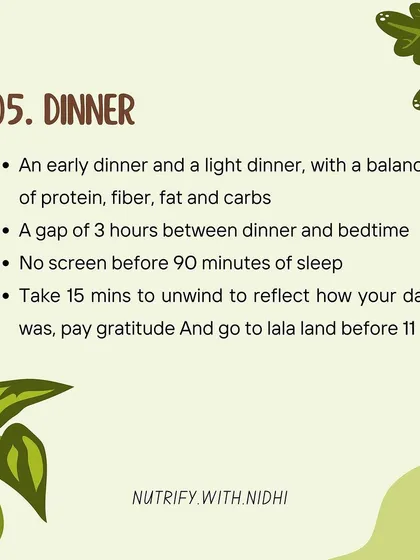 To lose the first 5 kg with PCOS, focus on an early, light dinner with a balance of protein, fiber, fat, and carbs. Maintain a 3-hour gap before bed and avoid screens for 90 minutes before sleep to support your hormonal health.
