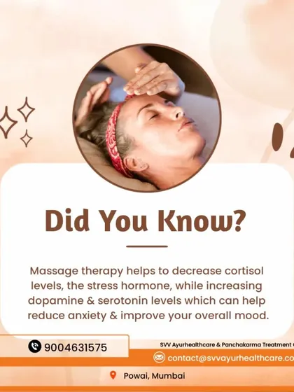 Did you know that therapeutic massage has a direct impact on your mental state? It is scientifically shown to decrease cortisol, the body's stress hormone, while boosting mood-improving hormones like dopamine and serotonin, which helps reduce anxiety naturally.