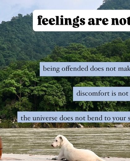 A fundamental principle of emotional regulation and clear thinking. Our feelings are transient states, not objective reality. Learning to observe them without being controlled by them is a key aspect of yogic practice.