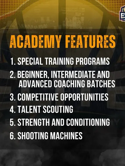 Our academy is built on key pillars designed for comprehensive player development. This includes specialized training programs, talent scouting opportunities, access to modern equipment like shooting machines, and integrated strength and conditioning.