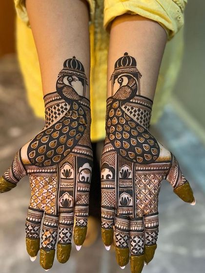 3D Henna Touch - Festive & Occasional Mehndi Karwa Chauth Storytelling Mehndi photo 14