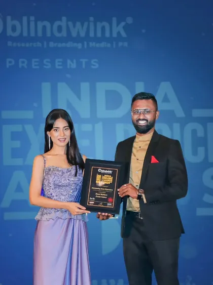 It was an honor to receive the Indian Excellence Event Planner Award from Amrita Rao. This recognition reflects my team's relentless dedication to quality and creating unforgettable experiences.