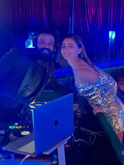 A throwback to a dazzling evening with Alia Bhatt at Anushka Ranjan and Aditya Seal's wedding after-party. It's always an honor to play for such high-profile events.