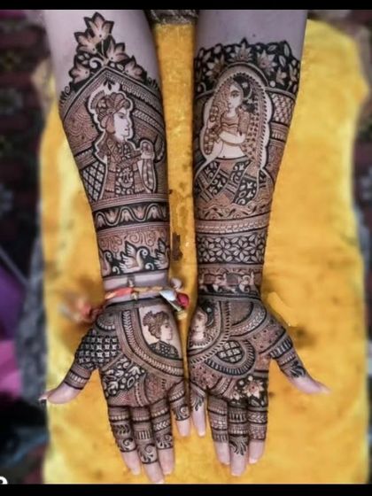 Lucky Mehndi Artist - Bridal Mehndi Full Bridal Mehndi (Hands & Arms) photo 29
