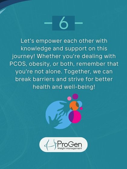 Let's empower each other with knowledge and support. Whether you're dealing with PCOS, obesity, or both, you are not alone on this journey.