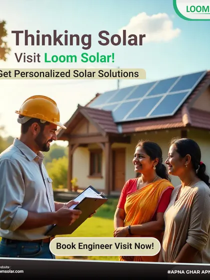 Thinking about switching to solar? Our personalized solar solutions start with a visit from our engineer, who will assess your property and design a system tailored to your specific needs. Book your visit now to get started.