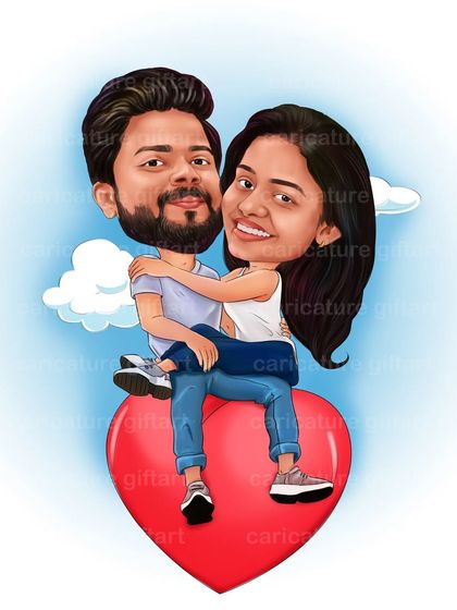 Sreeni - Custom Illustrated Invitations Wedding & Engagement Caricatures photo 14