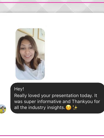 Positive feedback is the best reward. I'm so glad this attendee found my presentation informative and appreciated the industry insights I shared.