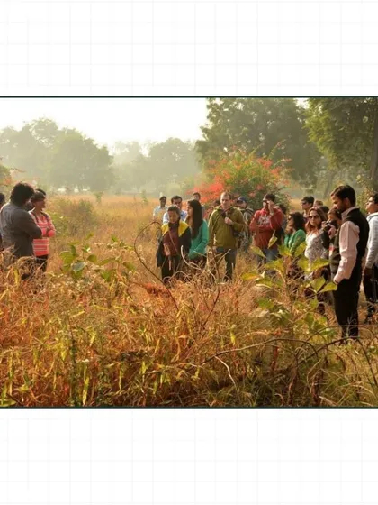 A group listens intently in the overgrown section of Nicholson Cemetery. We move beyond the military history to discuss figures like Master Ramachandra, whose life was tragically altered by the revolt.