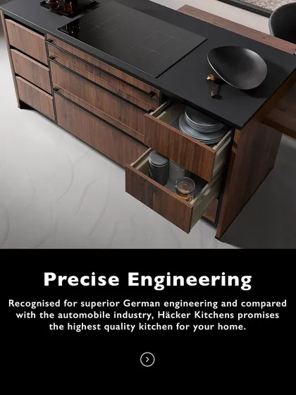 Recognized for superior German engineering, we promise the highest quality kitchen for your home, with precision comparable to the automobile industry.