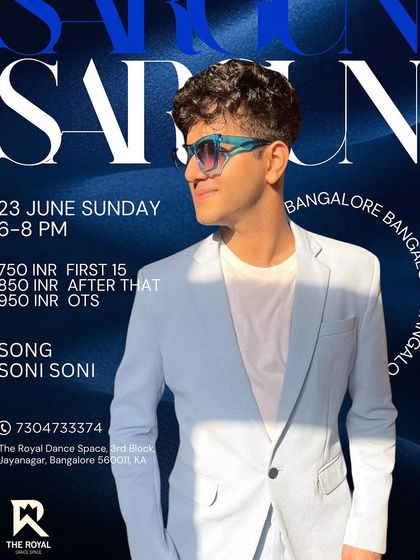 Another poster for Sargun Singh's "Soni Soni" workshop.