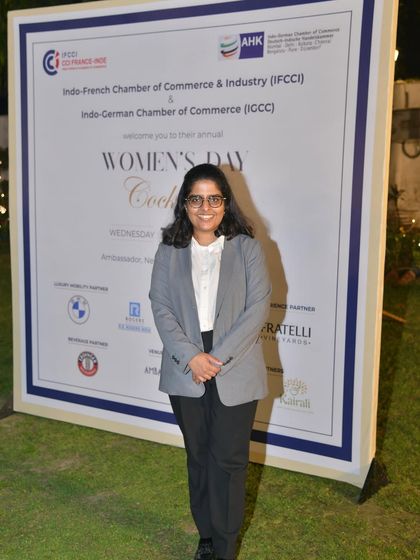 Attending the Annual Women’s Day Cocktail hosted by the Indo-French and Indo-German Chambers of Commerce. It was an evening of inspiring conversations and meaningful connections.