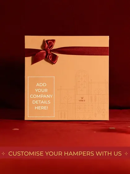Personalization is key. I can add your company logo and details directly onto the gift box for a seamless and professional branding experience.