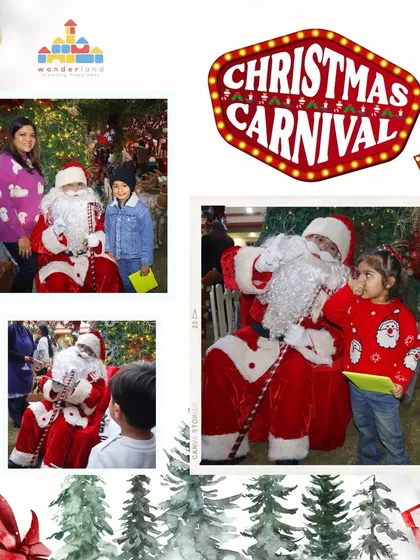 The magic of Christmas is seeing the wonder in a child's eyes as they meet Santa Claus. Our Christmas Carnival is a place where these classic holiday dreams come to life, creating cherished family photo opportunities.