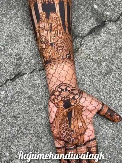 Raju Mehendi - Bridal Mehendi Custom Portraits: Your Story on Your Hands photo 33