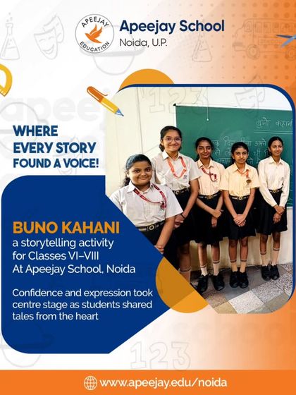 "Buno Kahani" is where every story finds a voice. This activity for Classes VI-VIII allows students to take center stage, sharing tales from the heart and developing their confidence and creative expression in a supportive environment.