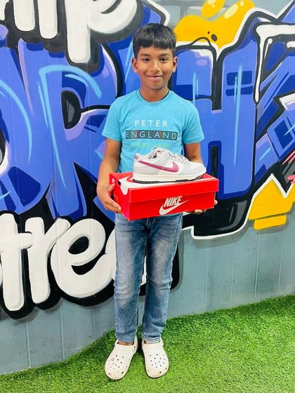 Another young collector happy with his new Nike Dunks. Thanks for visiting!