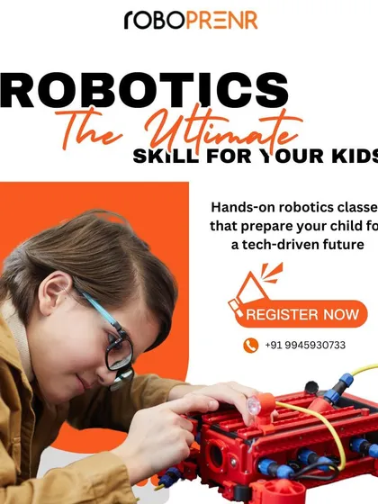 Robotics is the ultimate skill for your kids. Our hands-on classes prepare your child for a tech-driven future.