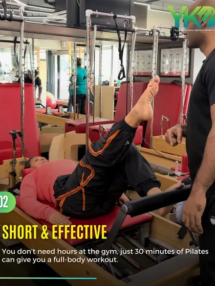 You don't need to spend hours at the gym. A focused 30-minute Pilates session on the reformer can provide an effective full-body workout that tones and strengthens.