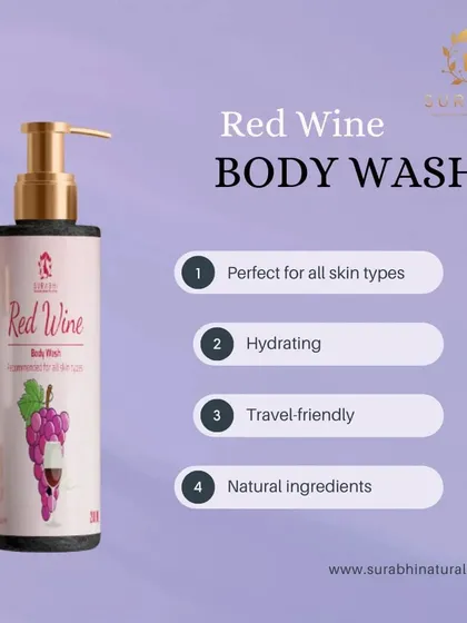 Our Red Wine Body Wash is a travel-friendly, hydrating formula that is perfect for all skin types. It’s made with natural ingredients for a truly indulgent experience.