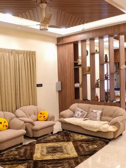 Bizzoppo - Residential Interior Design & Execution Elegant Living, Dining & Pooja Spaces photo 31