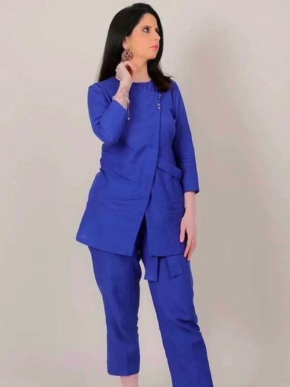 Another shot from the editorial, showing the client's confident and poised demeanor.