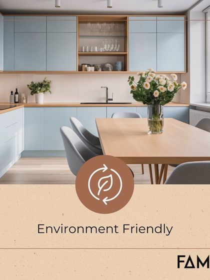 I am committed to sustainability. The materials I use, including M-Core, are environment friendly, allowing you to create a beautiful home that is also kind to the planet.