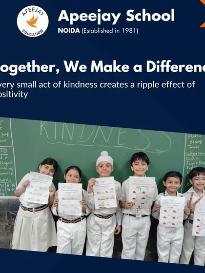 We believe that together, we can make a difference. Every small act of kindness, like the ones our students practiced on World Kindness Day, creates a ripple effect of positivity.