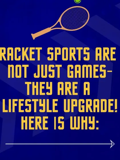 Racket sports are not just games, they are a lifestyle upgrade. I believe they offer a unique combination of physical fitness, mental strategy, and social connection.