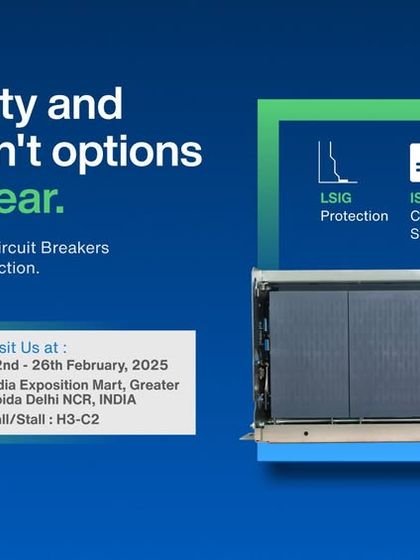 At ELECRAMA, I showcased how my reliable Air Circuit Breakers provide uncompromising protection for critical power systems.