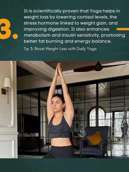 Yoga is a powerful tool for weight loss. It helps lower cortisol (the stress hormone linked to weight gain), improves digestion, and enhances metabolism for better fat burning.