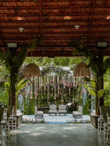 Sneha & Shahil - Wedding Decor and Production The Guest Journey: Entrances, Lounges & Dining photo 42