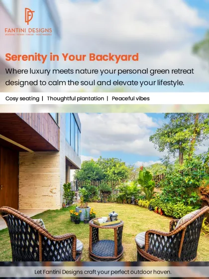 Serenity in your own backyard. This green retreat is designed to calm the soul and elevate your lifestyle with its peaceful vibes.