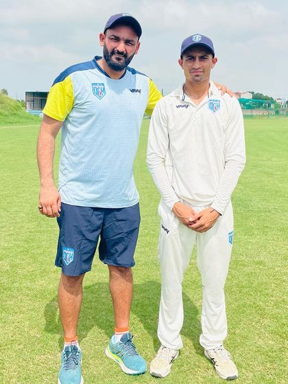 An explosive innings of 156 from Nikhil Malik in the DDCA Under-19 league, including 16 sixes. Pure power and aggression.