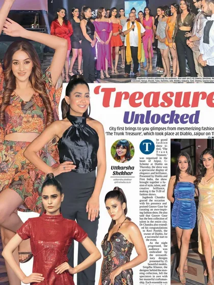Feeling so blessed and grateful to see my designs on the runway. Thank you for all your love and support.