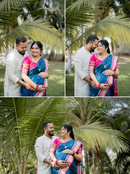 A series of intimate couple portraits taken amidst the lush greenery of the baby shower venue. Even during a busy event, I find quiet spots to capture your connection.