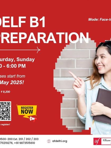 Our DELF B1 preparation course offers face to face instruction on weekends to fit your busy schedule. Join us to advance your French level and get ready for your official examination with confidence.