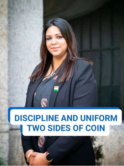Discipline and uniform are two sides of the same coin. While discipline can be painful, it is the path to progress and achieving your goals.
