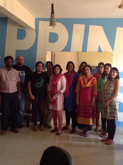 Our very first season of writers with Karthika V.K., then publisher at HarperCollins. From the beginning, our mission has been to connect writers with the heart of the publishing industry.