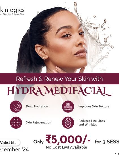 Refresh and renew your skin with our Hydra Medifacial package. This offer includes 3 sessions for deep hydration, skin rejuvenation, and a reduction in fine lines and wrinkles.