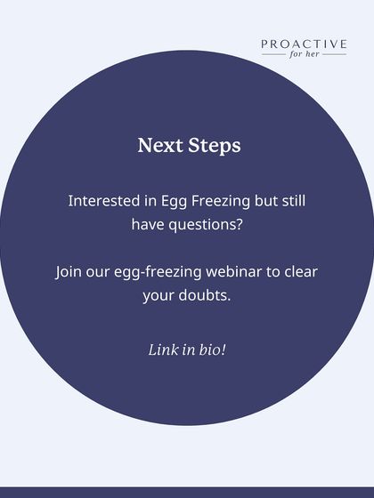 If you've gone through this information and still have questions, that's completely normal. I host regular egg-freezing webinars where you can get your doubts cleared by experts in a safe and anonymous setting.