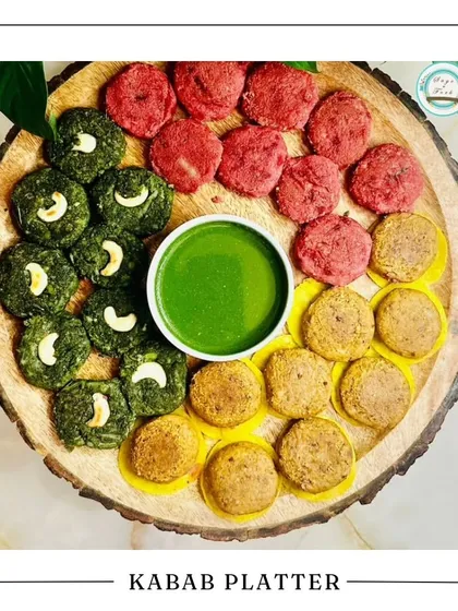 This Rakhi, gift a platter of my signature vegetarian kebabs. The colorful assortment of hara bhara, beetroot, and galouti kebabs is a guaranteed crowd-pleaser.